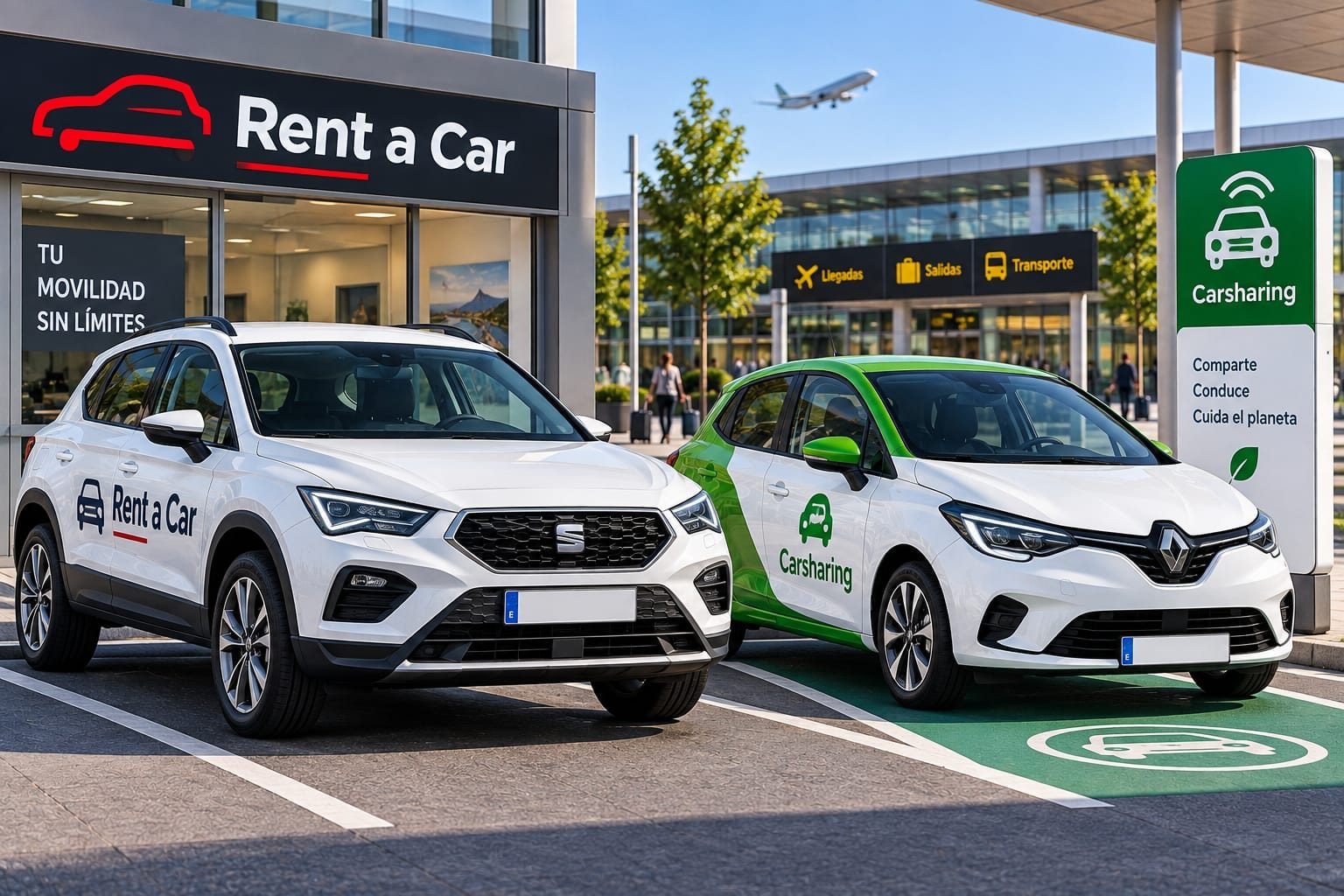 Coches de alquiler y carsharing